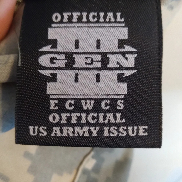 M R camo jacket army gen 3 soft shell army issued full zip Sz XL - Picture 5 of 14